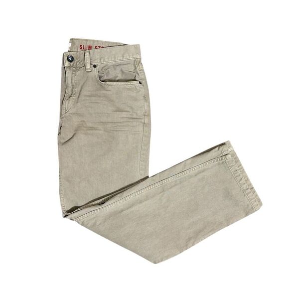 Urban Pipeline Slim Fit Khaki Chinos - Picture 1 of 8